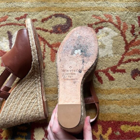 Kate spade brown wedges - Picture 7 of 8